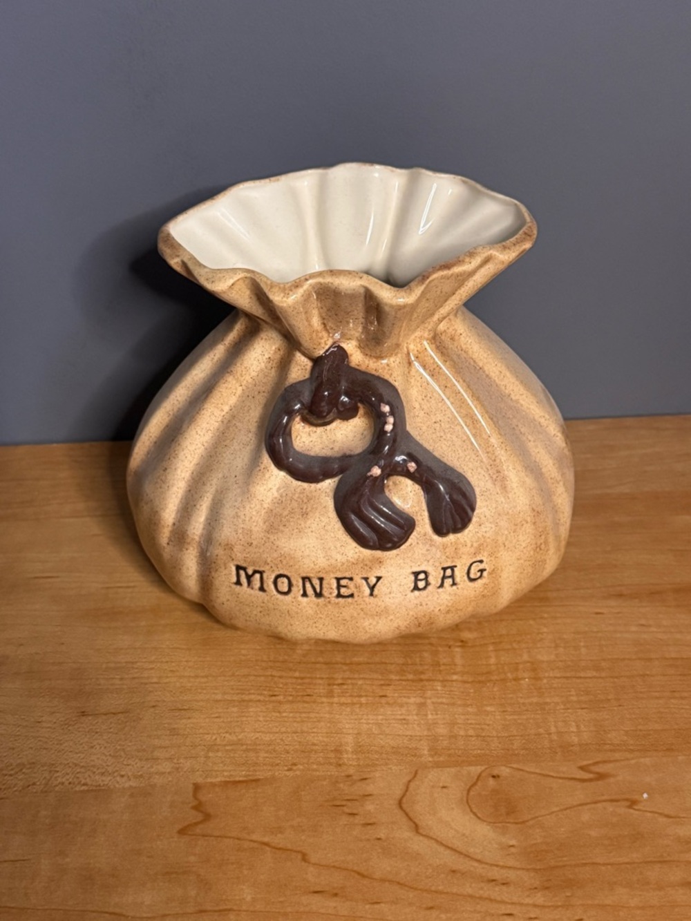 Money Bag Ceramic Jar Piggy Bank